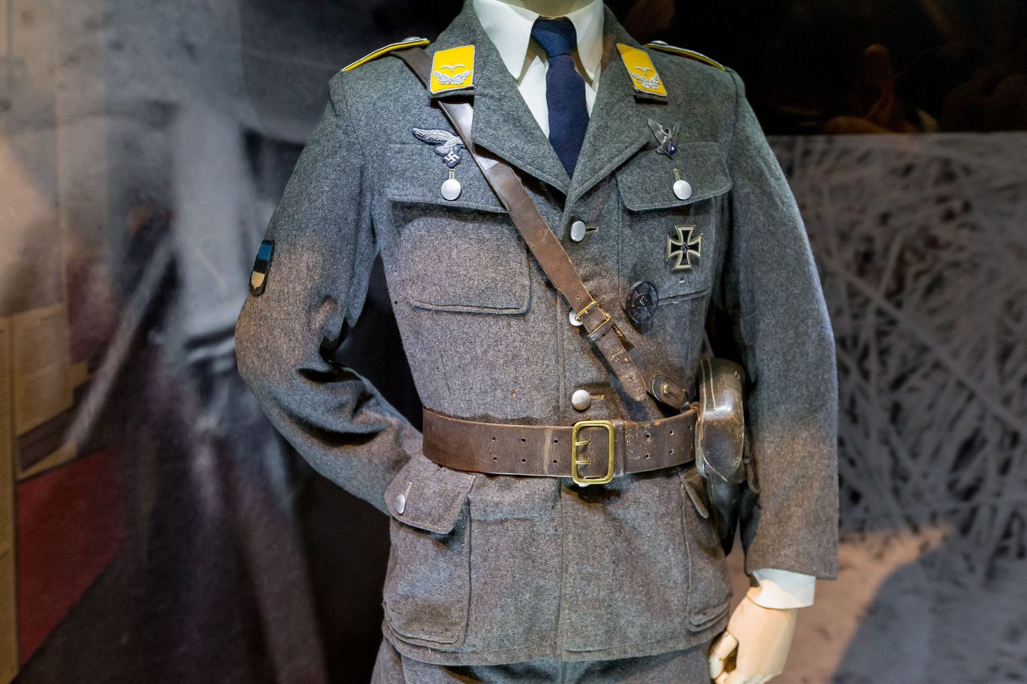 Костюм немецкого офицера в Историческом музее.