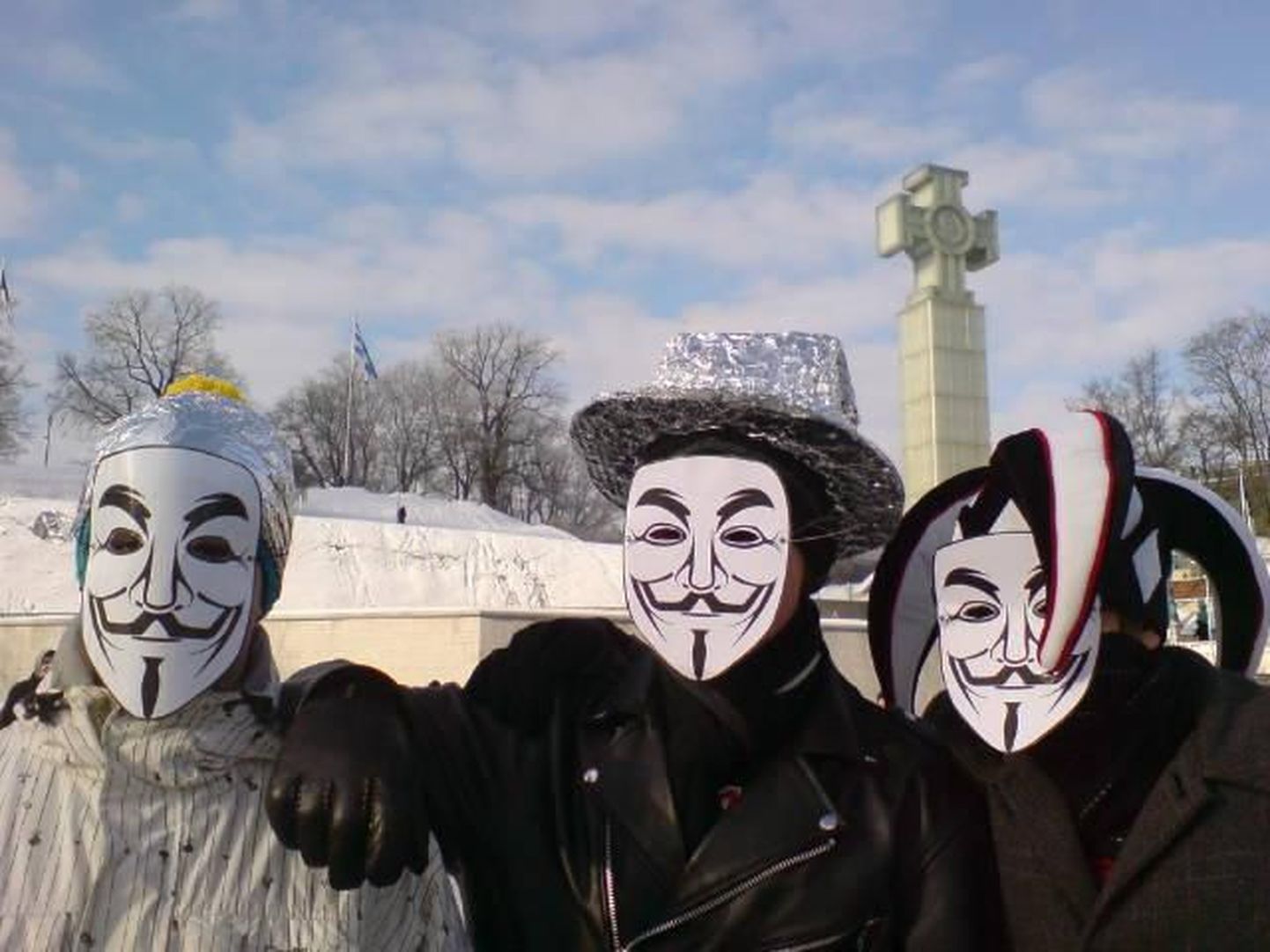 ACTA vastane miiting Tallinnas Vabaduse väljakul.