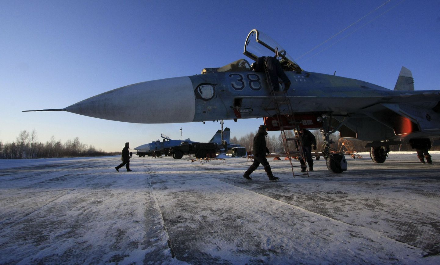 Vene SU-27 hävituslennukid