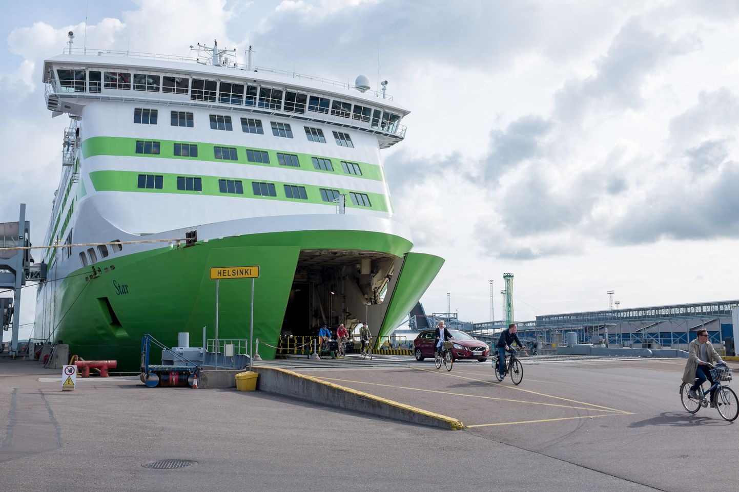 Tallink Star Tallinna reisisadamas.