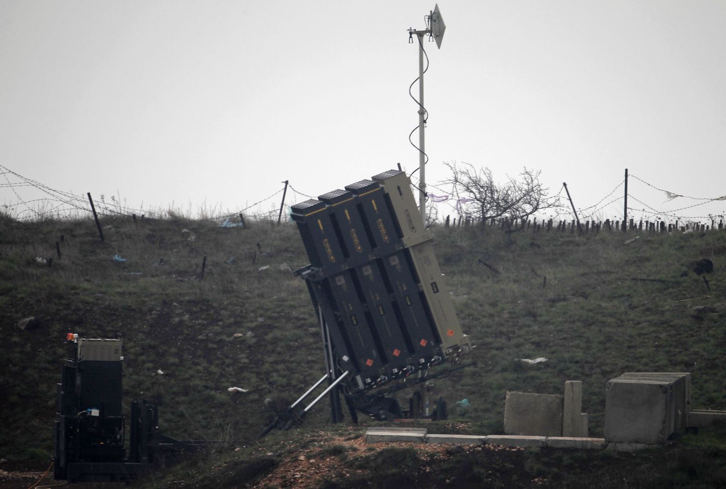 Iisraeli kaitsesüsteem Süüria piiri ääres