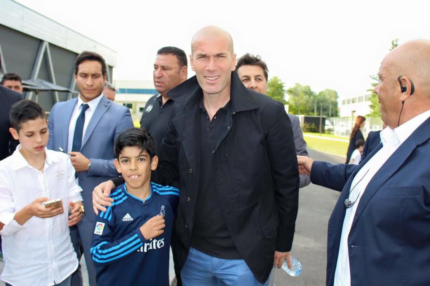 Rashed Al Hajjawi ja Zinedine Zidane