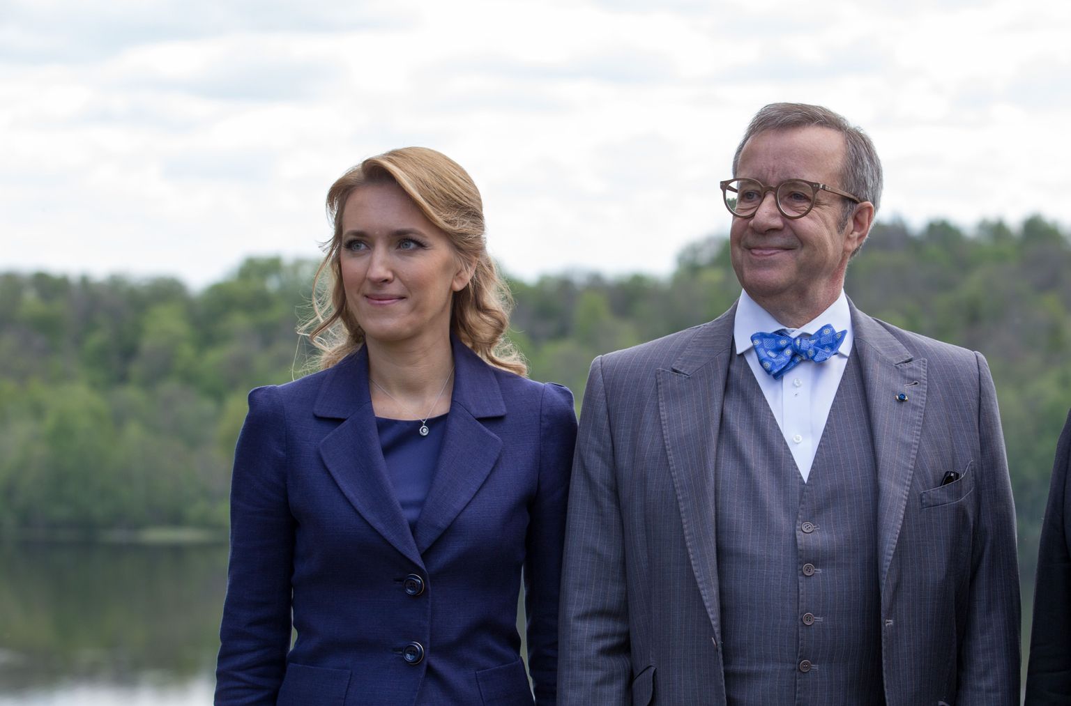 President Toomas Hendrik Ilves ning tema abikaasa Ieva Ilves