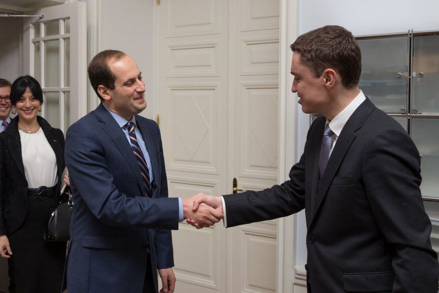 Премьер-министр Рыйвас встретился с министром иностранных дел Грузии
