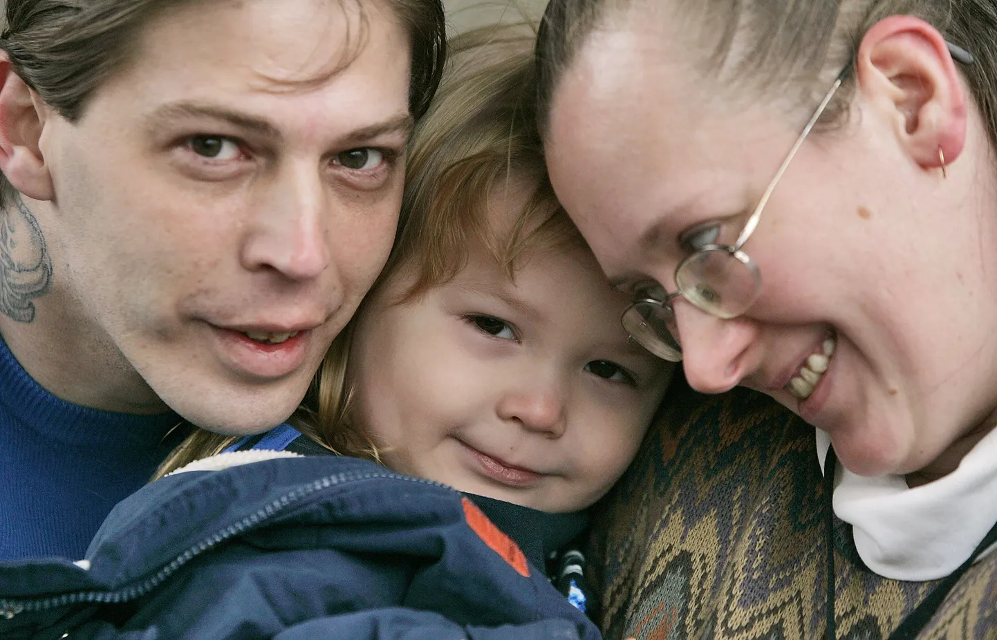 Heath Campbell, tema naine Deborah Campbell ja nende poeg Adolf Hitler Campbell