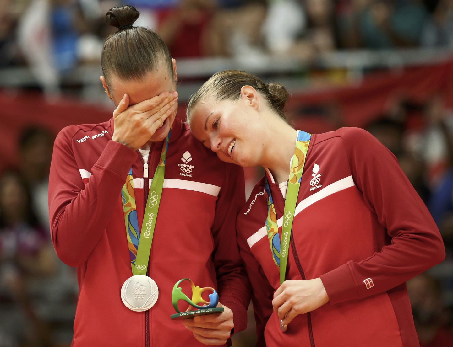 Kamilla Rytter Juhl (vasakul) ja Christinna Pedersen mullustel Rio de Janeiro olümpiamängudel.