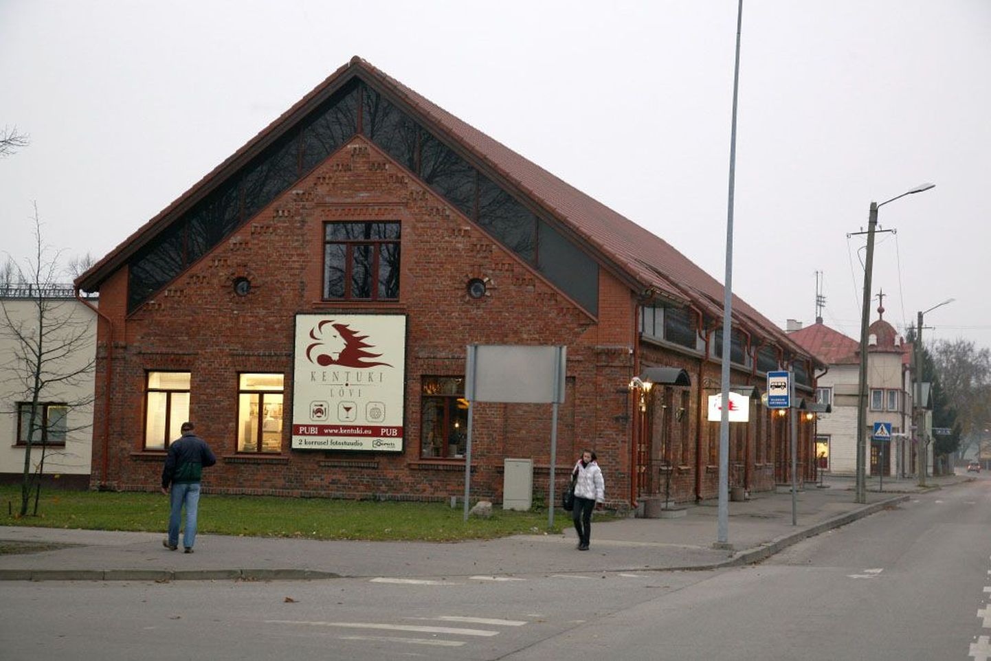 Praegu Kentuki Lõvi pubina tuntud maja oli Eesti Vabariigi ajal ehe polüfunktsionaalsuse näide, selle katuse all tegutsesid sõbralikult erinevad ettevõtted.