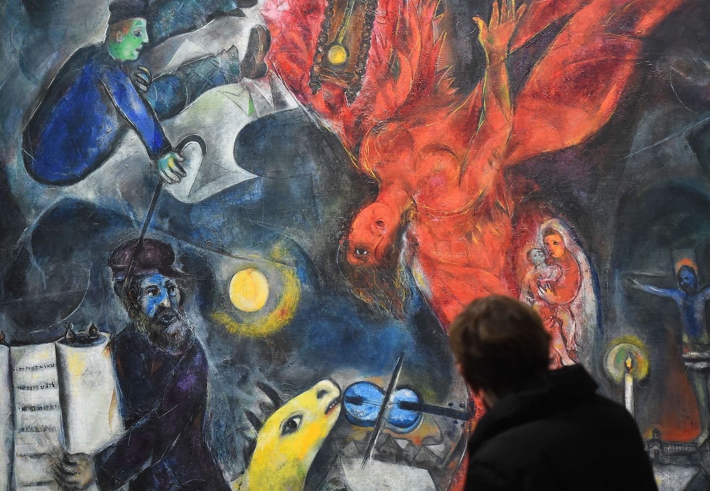 Marc Chagalli üks teostest Brüsseli näitusel
