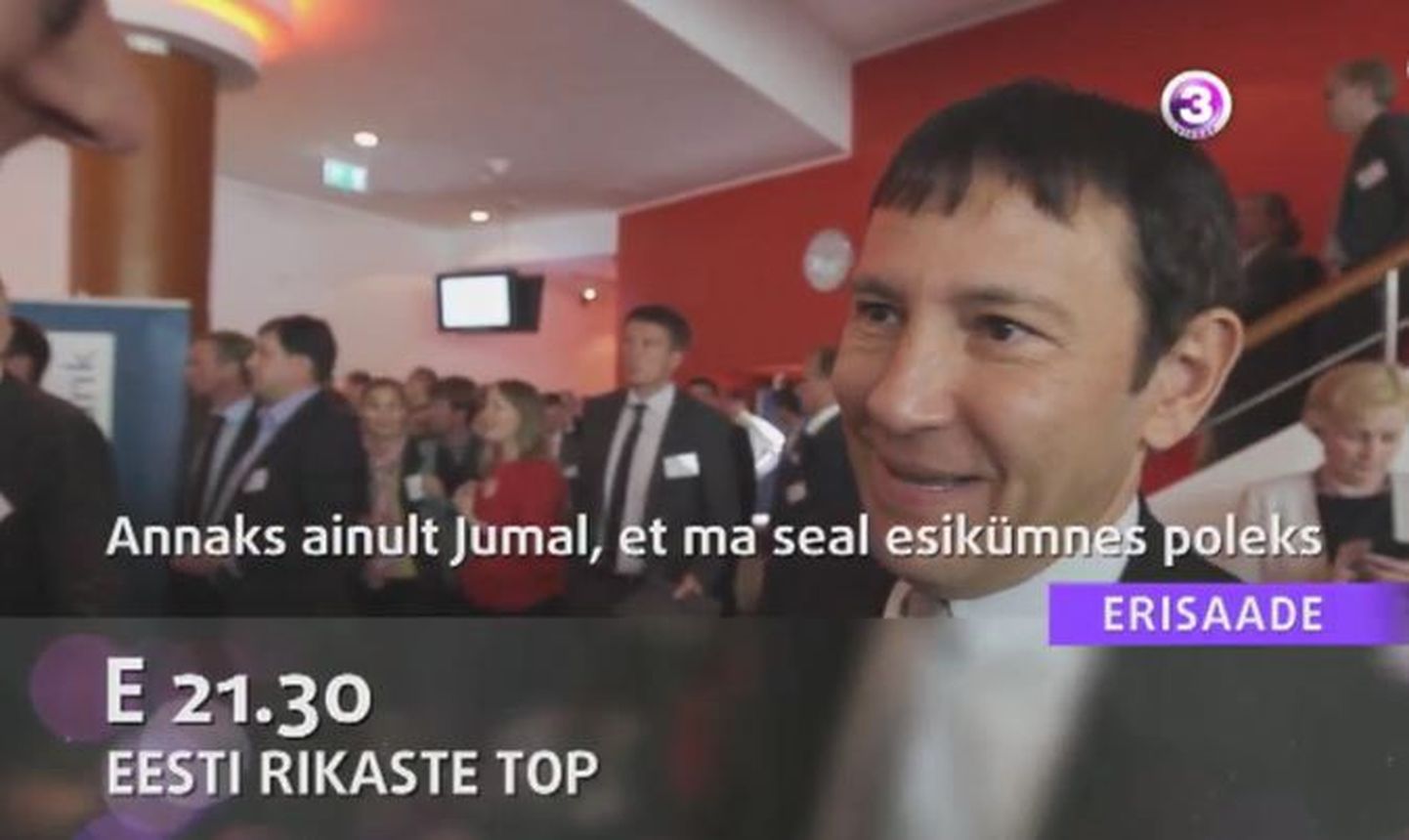 TV3 erisaade Eesti rikaste koorekihist: kes supleb rahas, kes kaotas 55 miljonit?