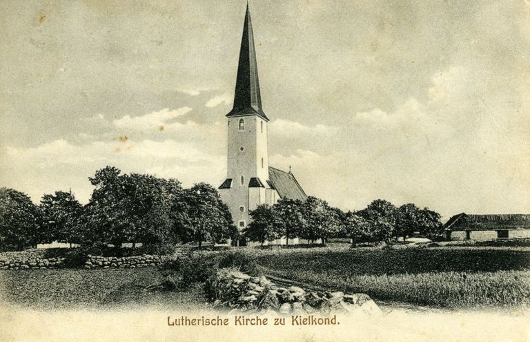 Kihelkonna kirik, vaade läänest, SM F 3761:2156 F, Saaremaa Muuseum SA,