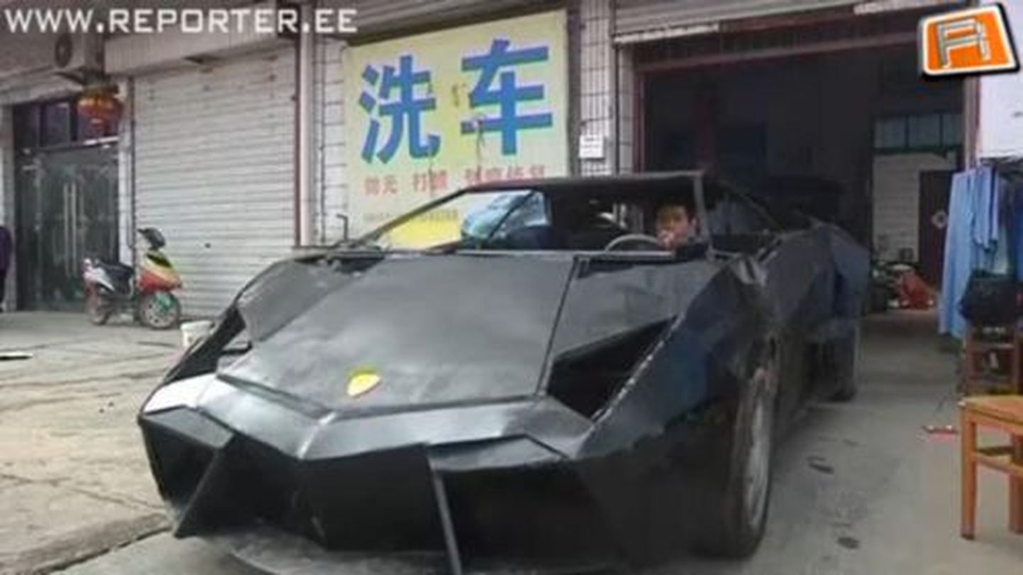 Hiinlane ehitas endale Lamborghini