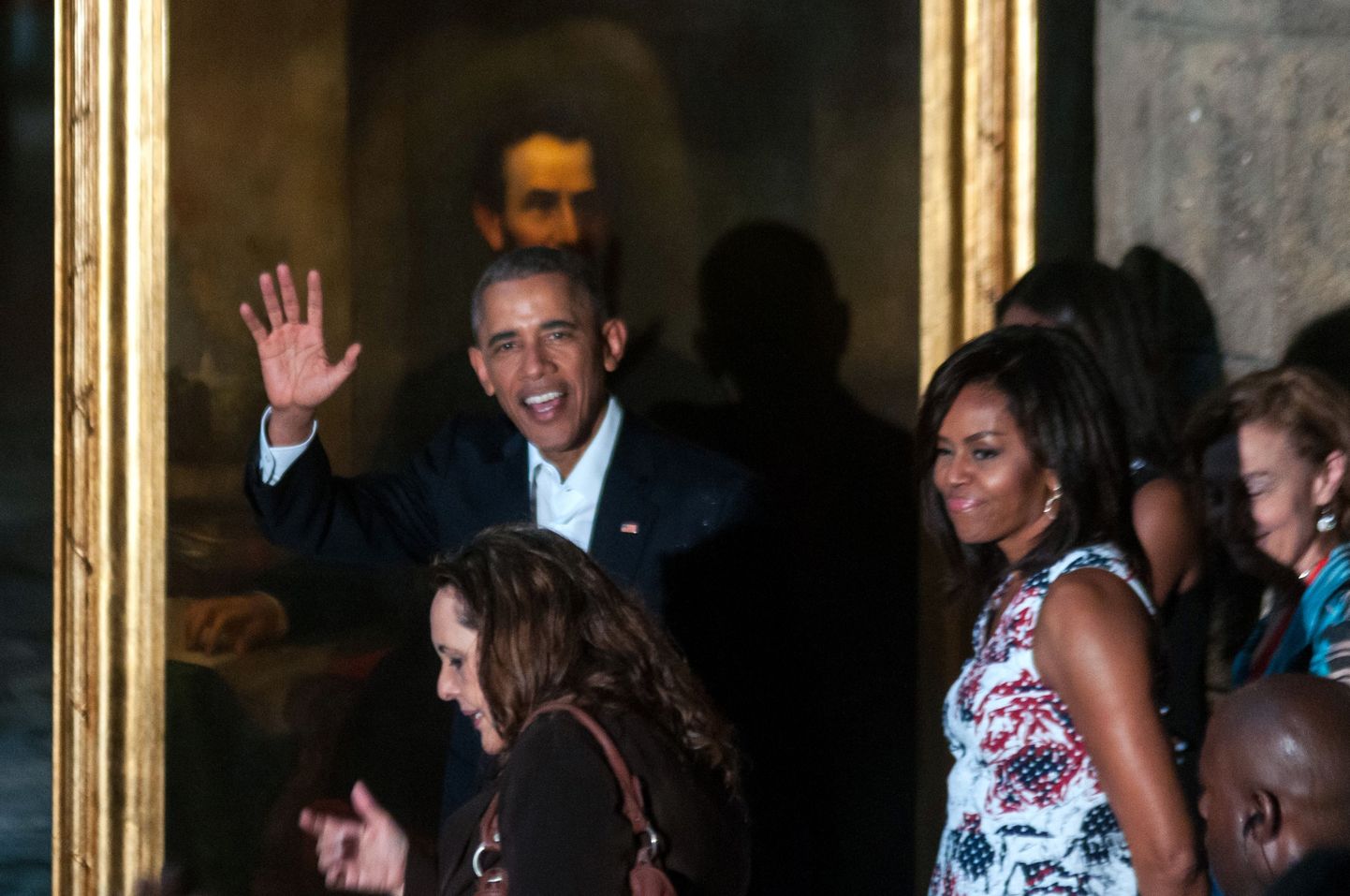 Barack Obama ja Michelle Obama Havannas