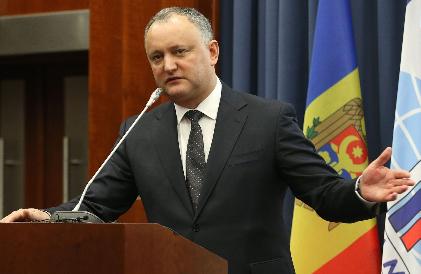 Moldova president Igor Dodon.