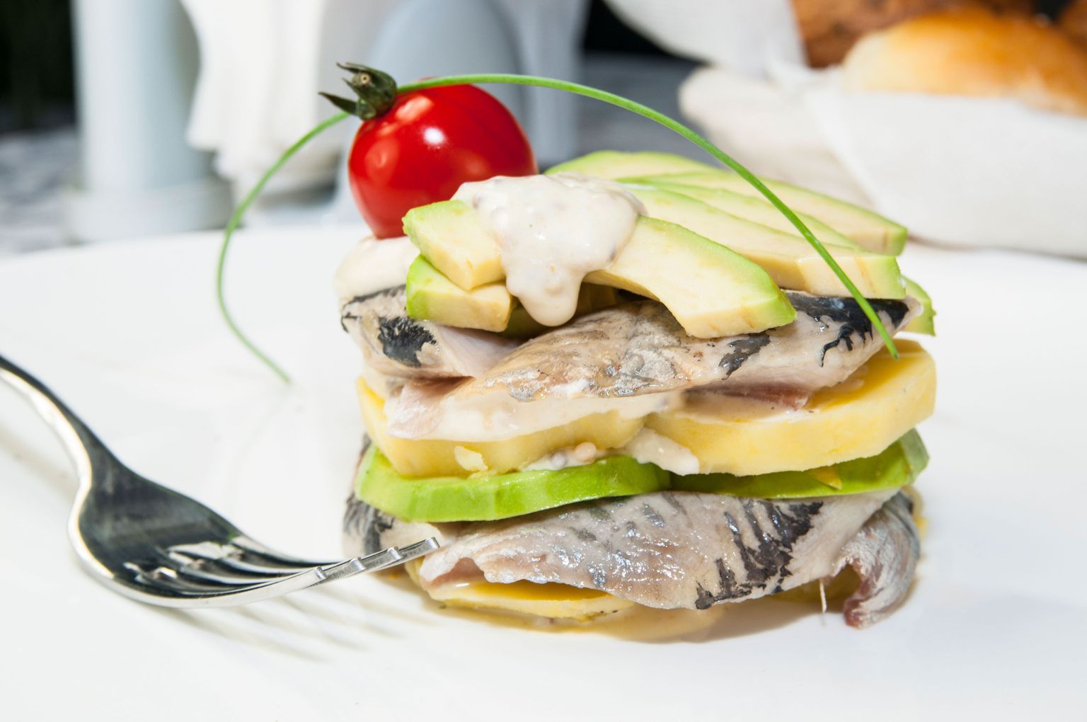 Avokaadosalat heeringaga - küllaga tervislikke rasvhappeid.