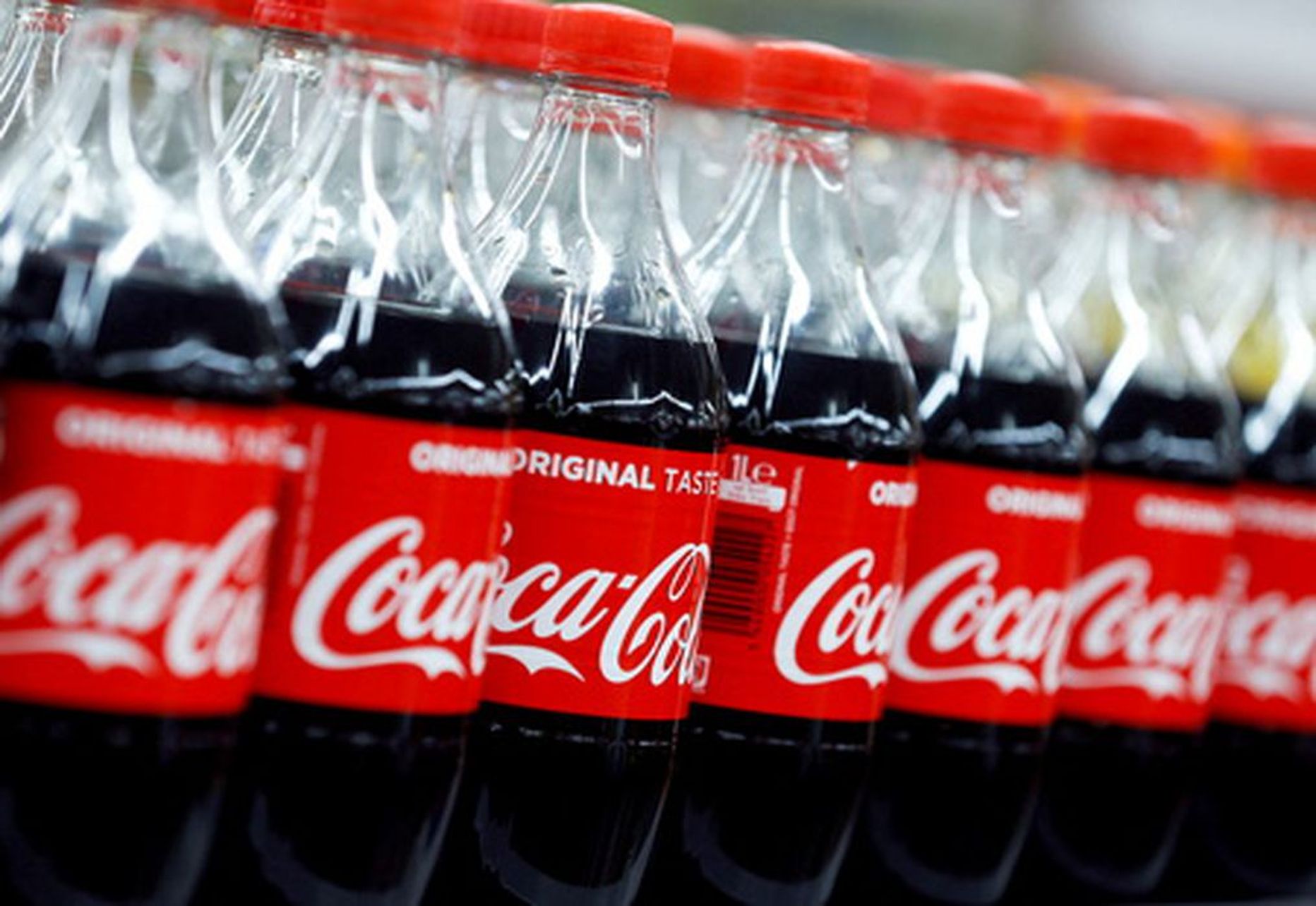 Coca-Cola pudelid. Foto on illustratiivne.