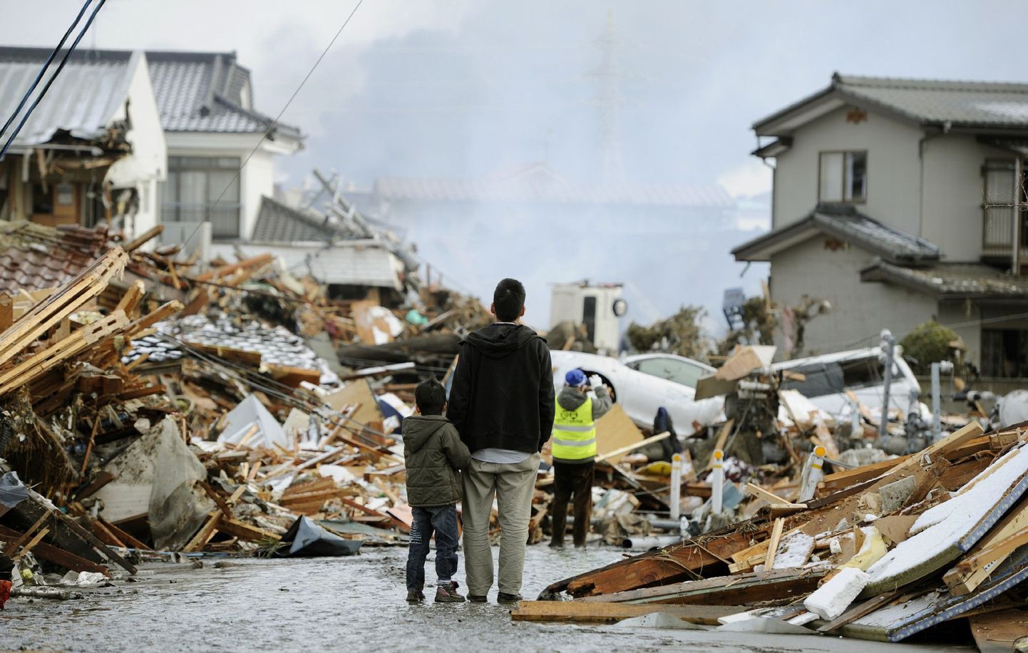 Maavärina ja tsunami tekitatud kahjustused Jaapanis.