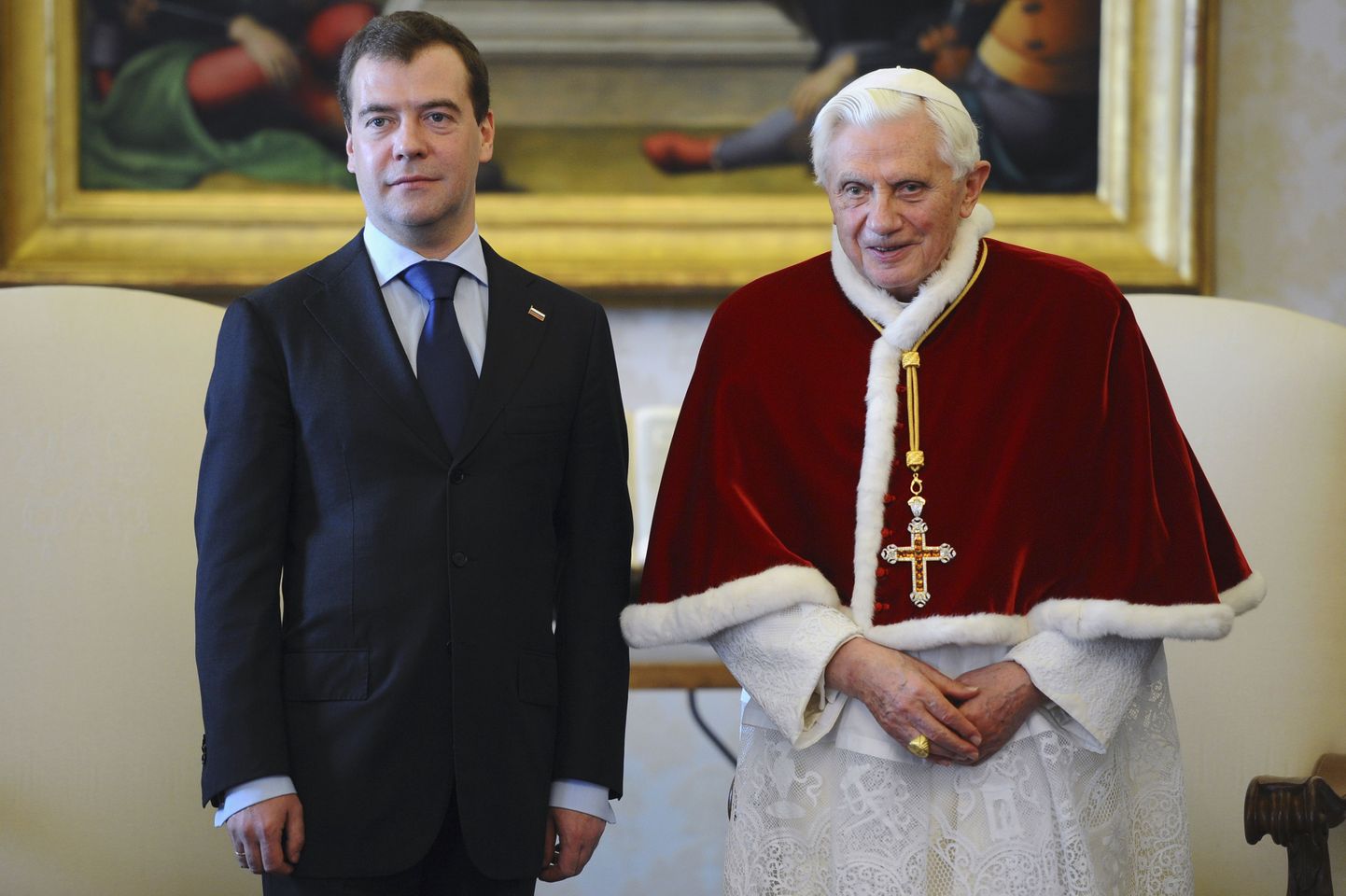 Dmitri Medvedev ja Rooma paavst Benedictus XVI