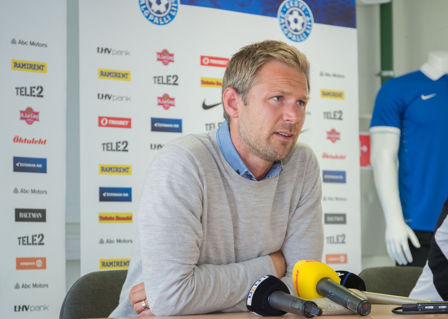 Eesti jalgpallikoondise peatreener Magnus Pehrsson.