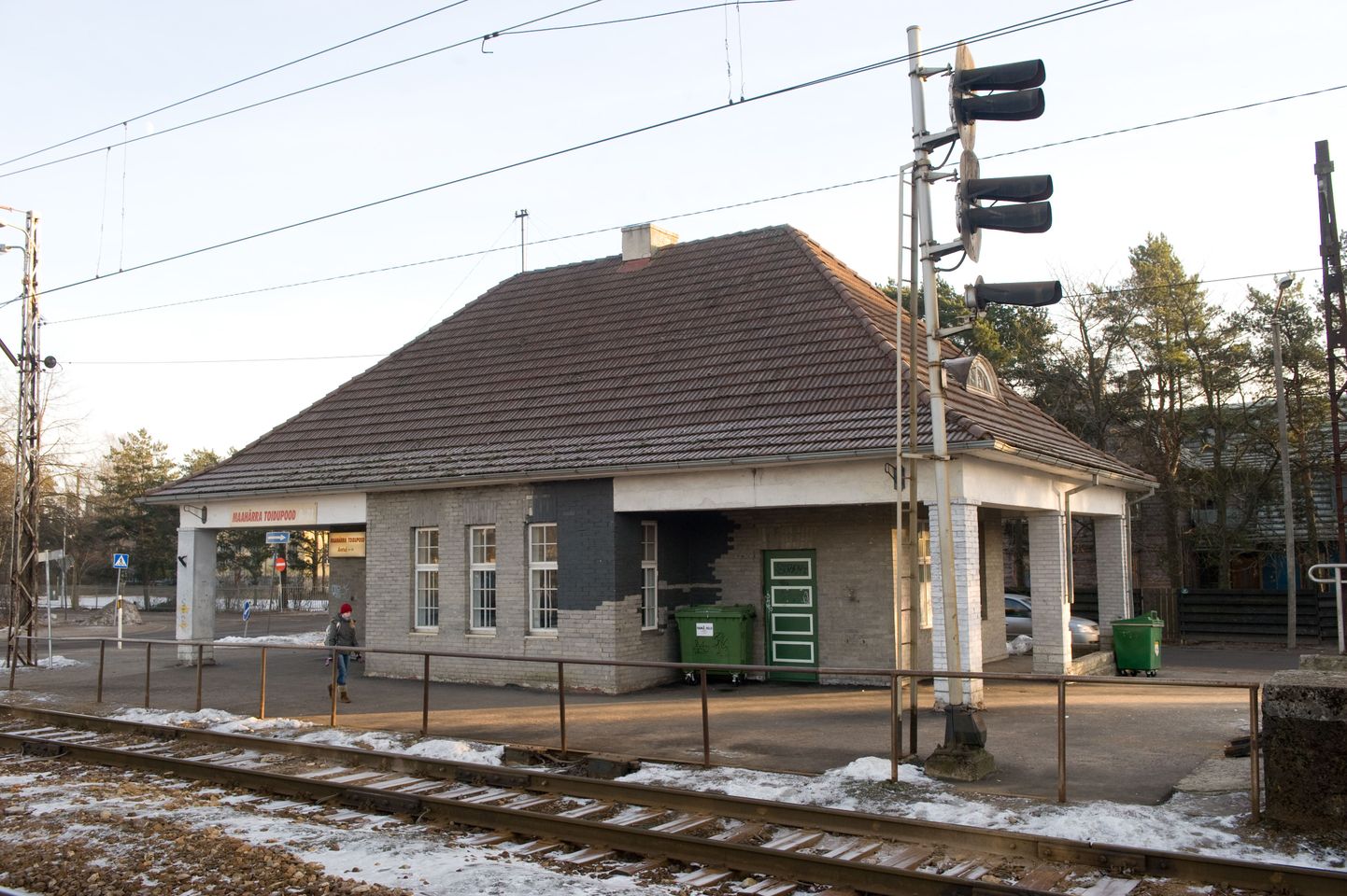 Железнодорожная станция в Хийу.