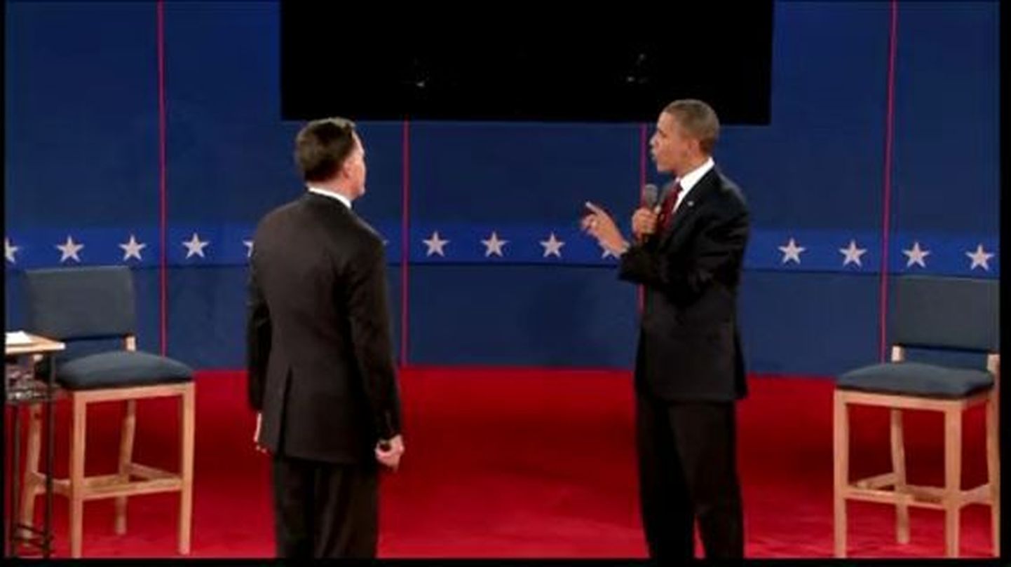 Obama ja Romney teine teledebatt