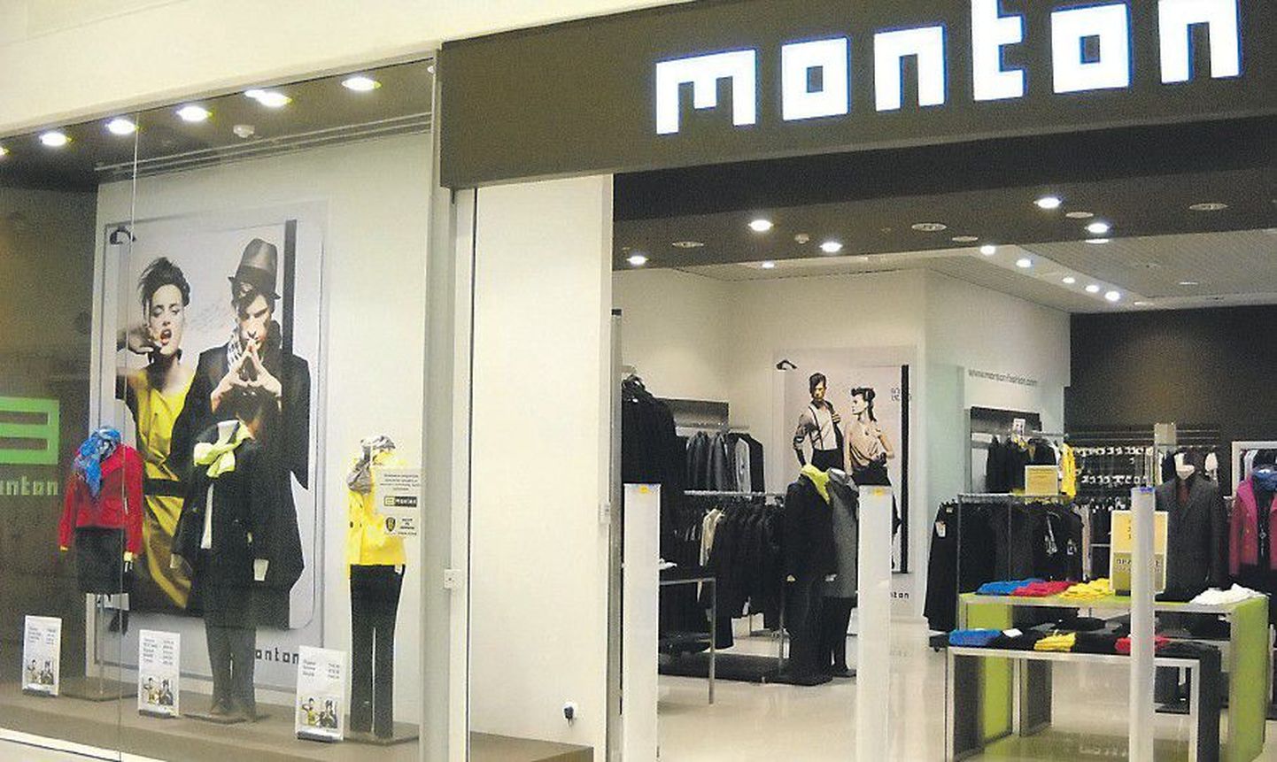 Магазин эстонской одежды Monton в одесском торговом центре Riviera, который открылся в конце прошлого года.
