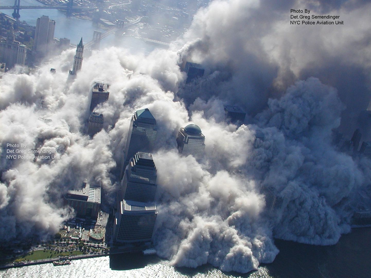World Trade Centeri ümbrus 11. septembril 2001. aastal