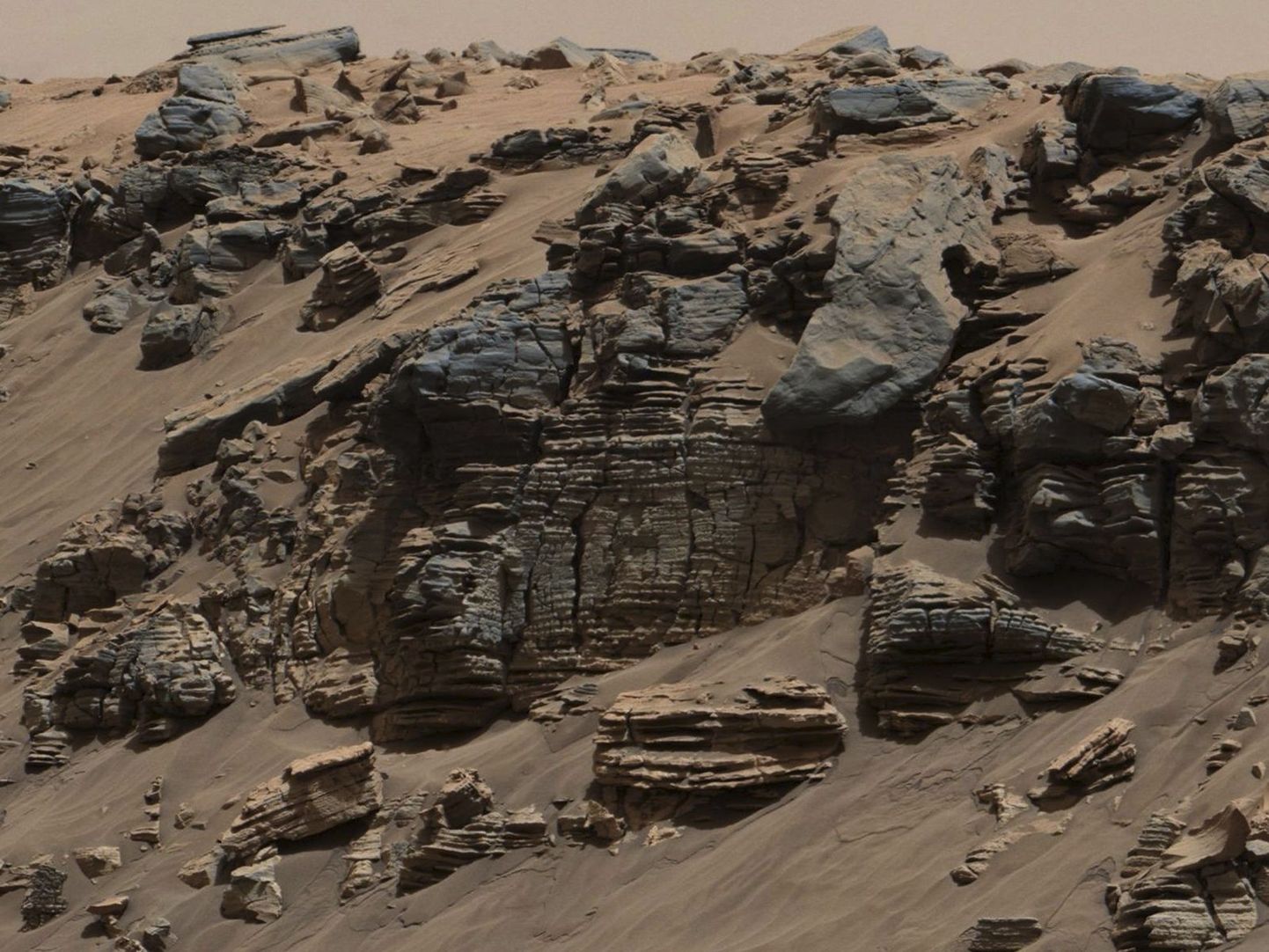 Paik Marsil, kus arvatakse olevat voolanud vesi