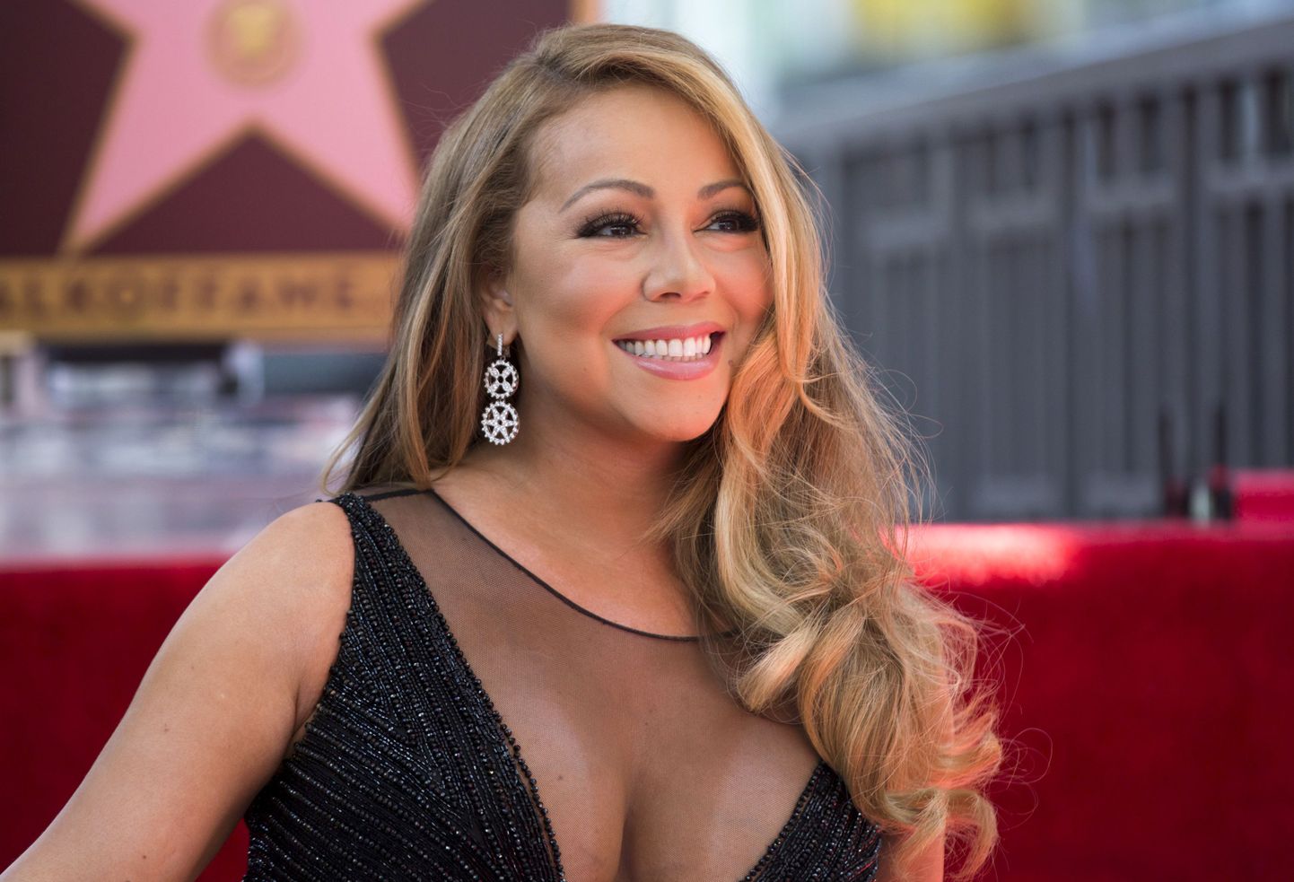 Mariah Carey sai tähe Kuulsuste alleele
