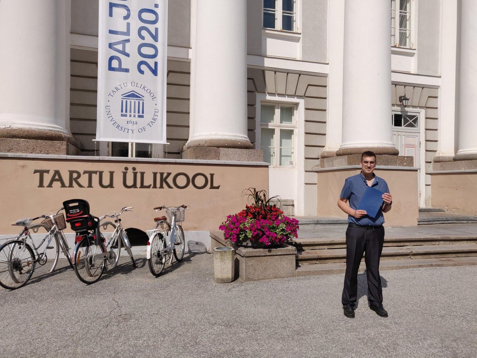 Karl Kirt omandas magistrikraadi.