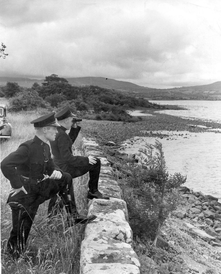 Põhja-Iirimaa piiripatrul 1940ndatel valvamas. Foto: Topography/Scanpix