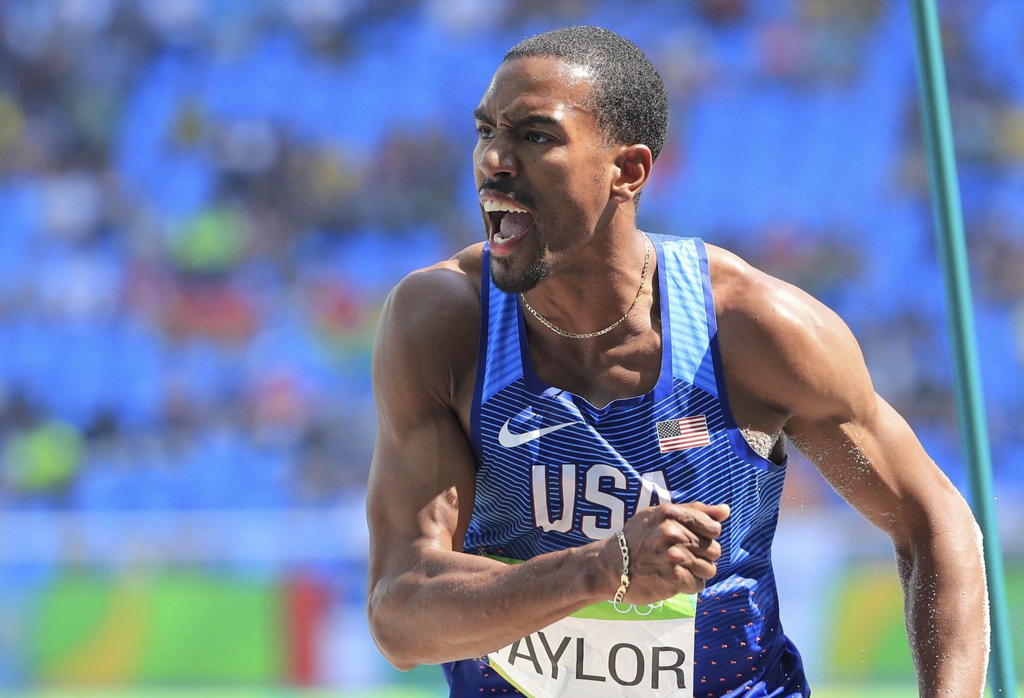 Christian Taylor Rio olümpiamängude finaalis.