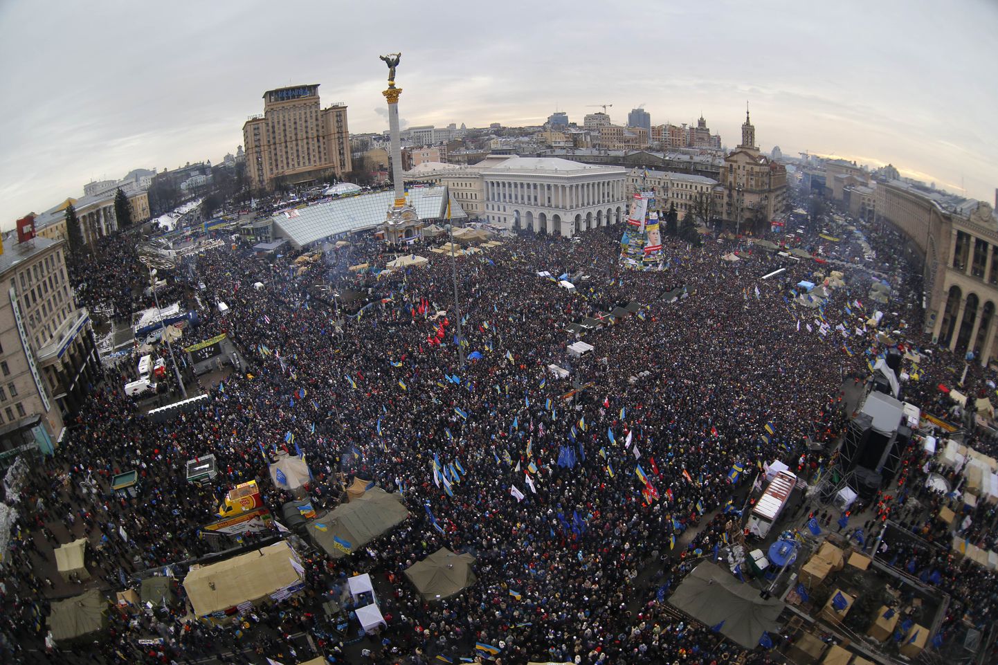 Демонстрации в Киеве.