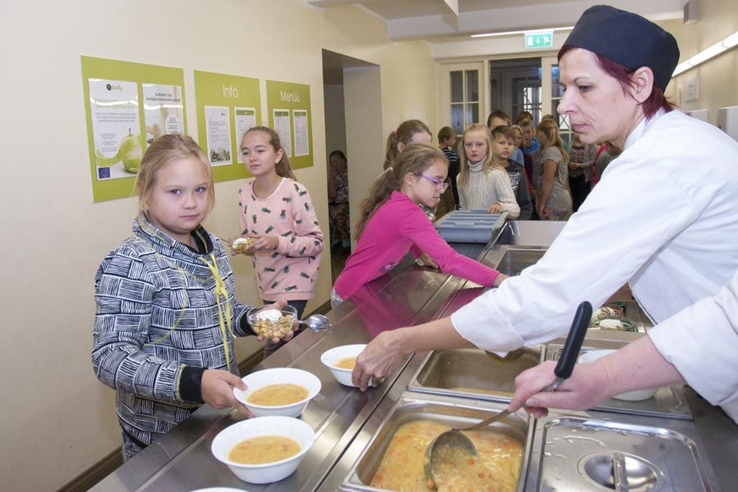 Teisipäeval Viljandi Kesklinna koolis kartuleid ei pakutud. Menüüs oli hoopis hernesupp.