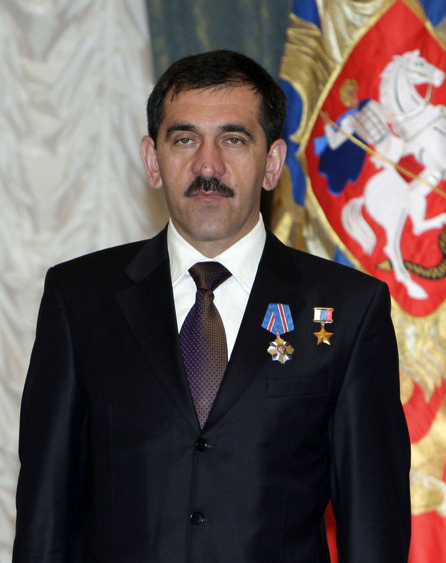 Глава Ингушетии Юнус-Бек Евкуров.