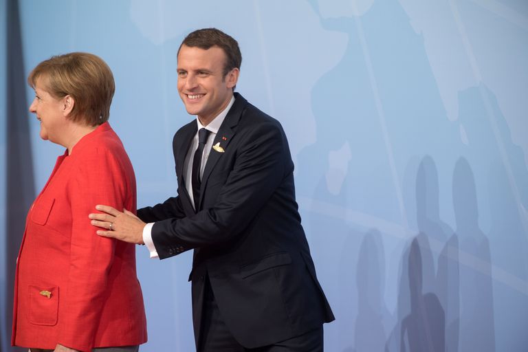 Angela Merkel ja Emmanuel Macron