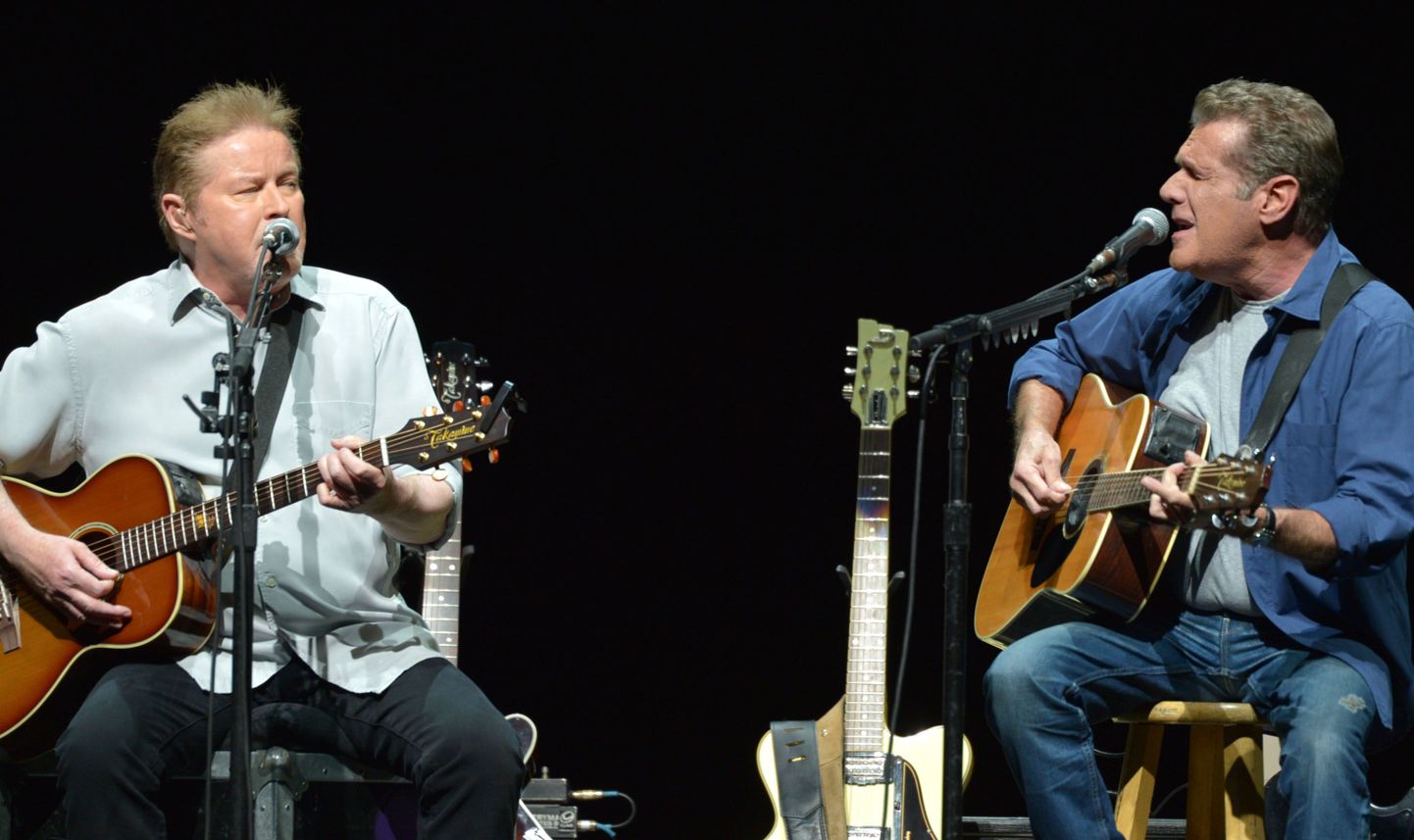 Foto aastast 2014. Don Henley, pildil vasakul ja Glenn Frey.