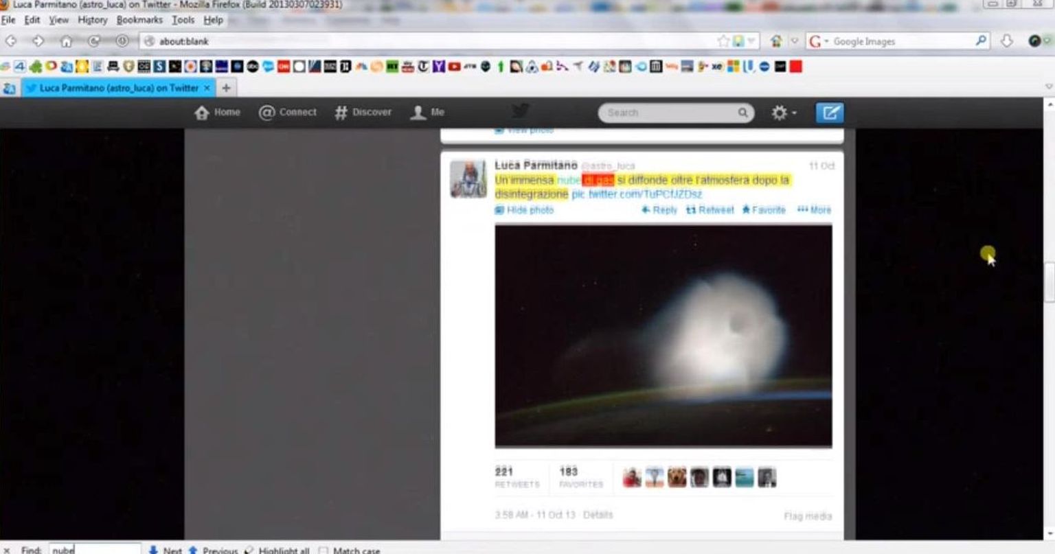 ISSi astronaudid jäädvustasid kummalise «pilve»