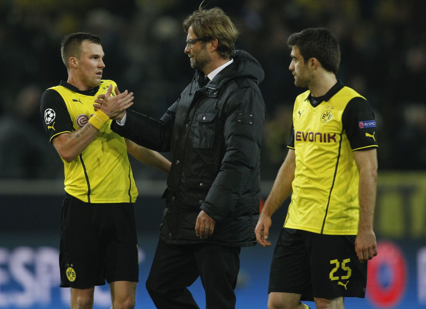 Meistrite liiga mullune finalist Dortmundi Borussia pääses taas kaheksa parema hulka.