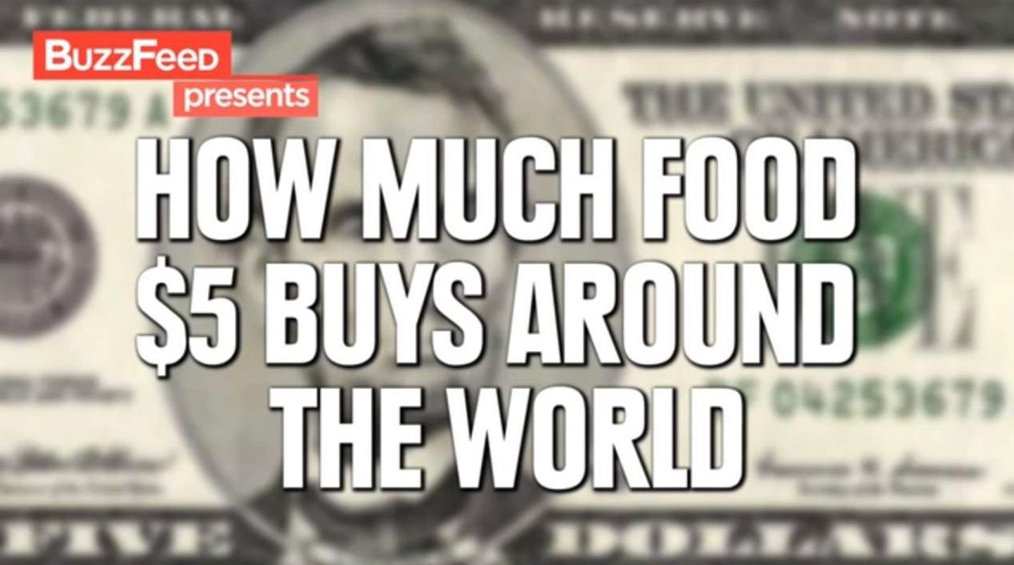 Kui palju toitu saab viie dollari eest erinevates riikides?