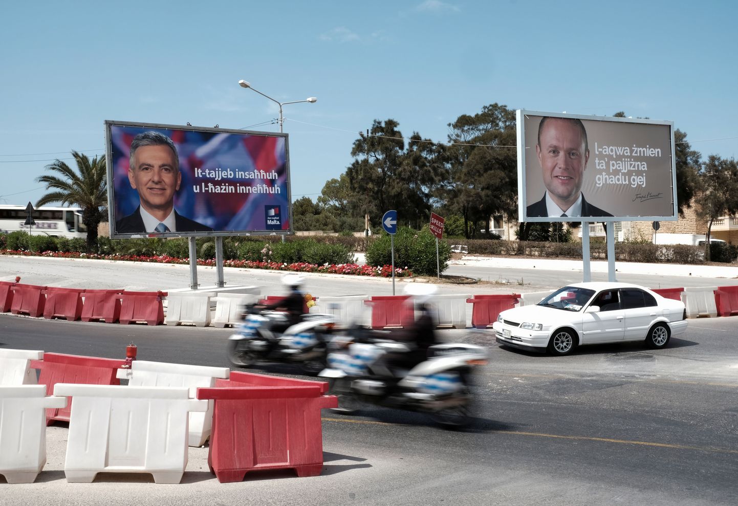 Valimisplakatid Maltal.