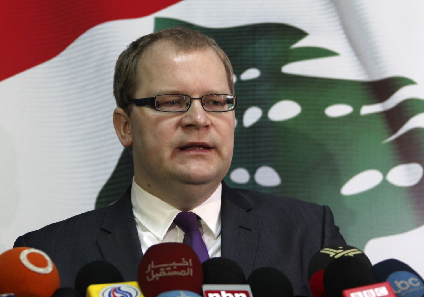 Välisminister Urmas Paet Liibanonis.