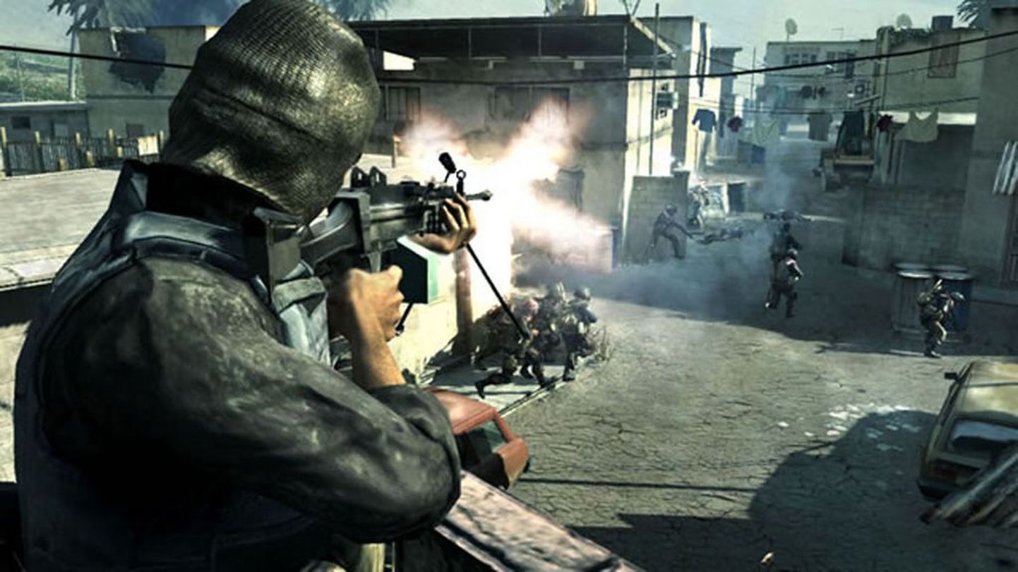 Фрагмент игры Call of Duty 4.