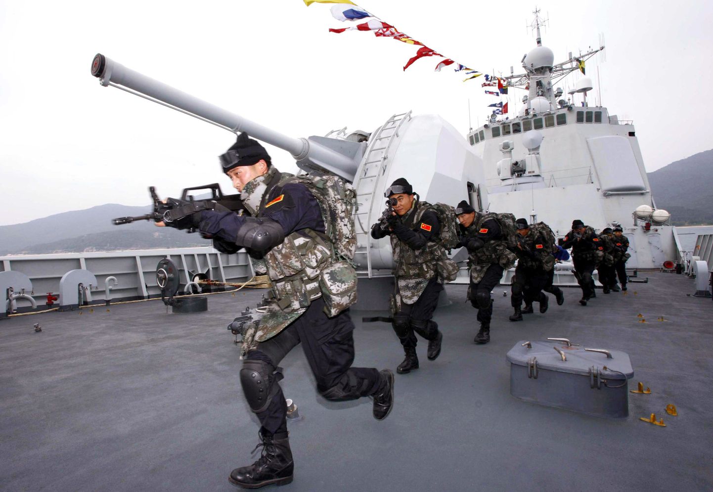 Hiina mereväe eriüksuse õppused.
