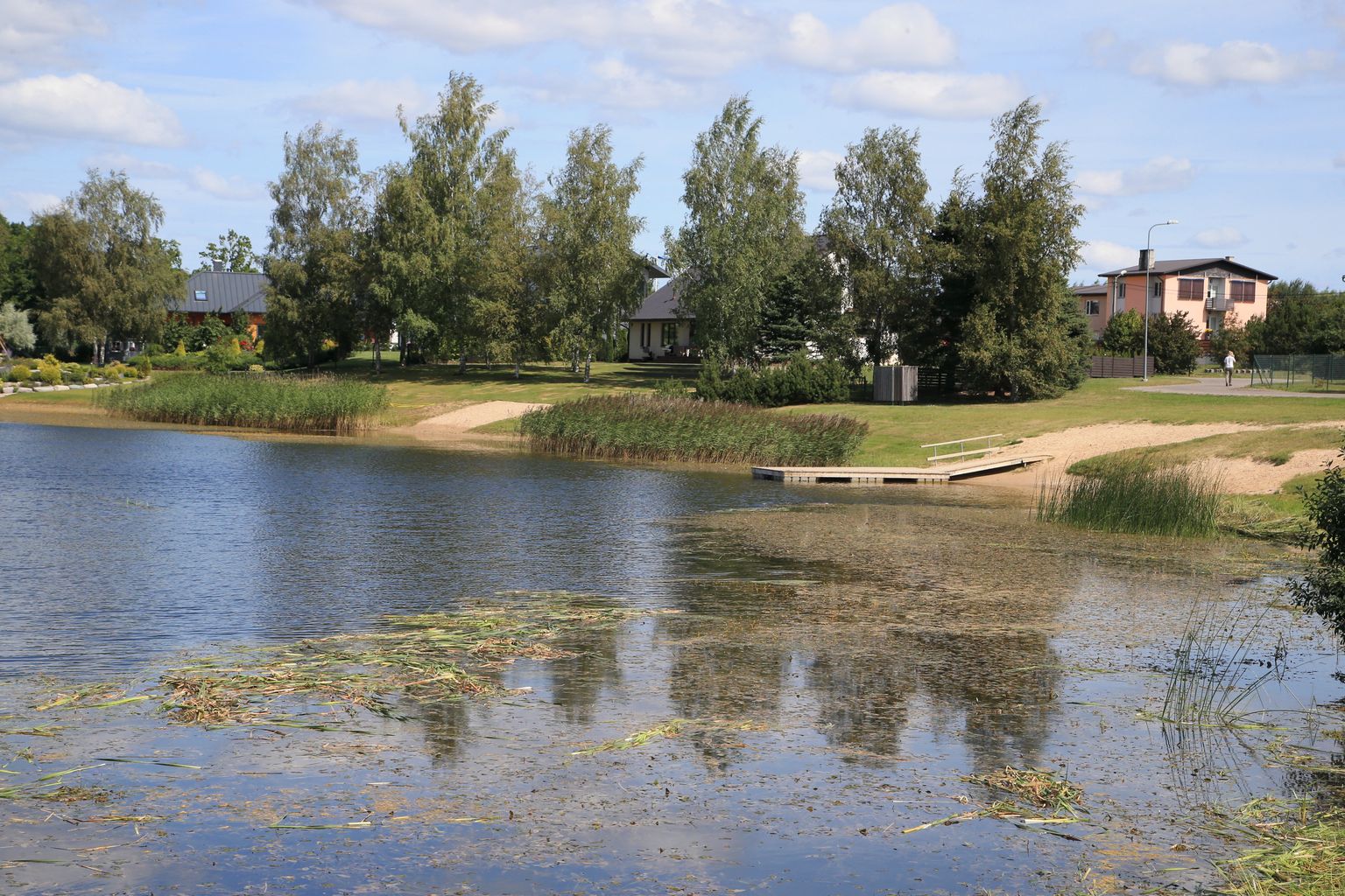 Pildil Kõrveküla järv.