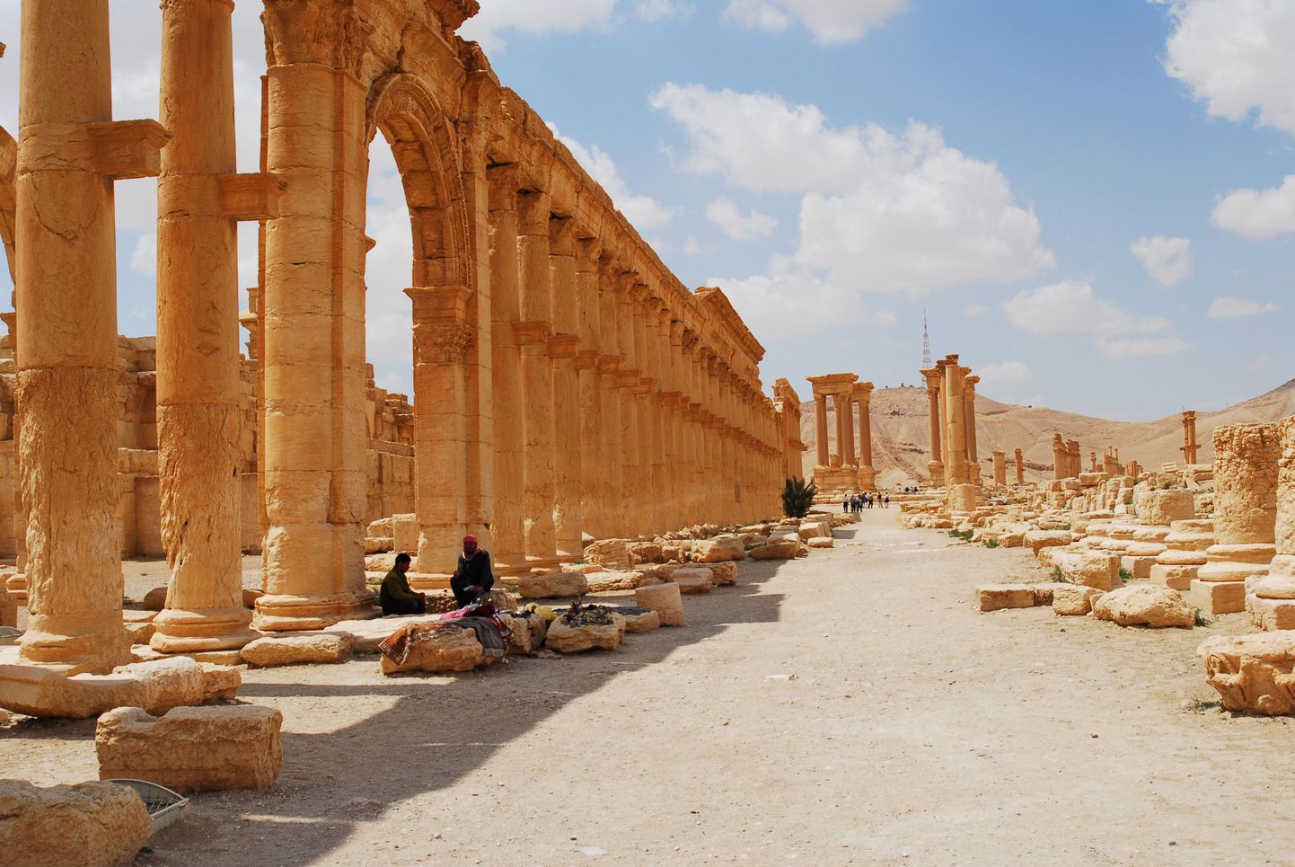 Ajaloolise linna Tadmuri (Palmyra) varemed