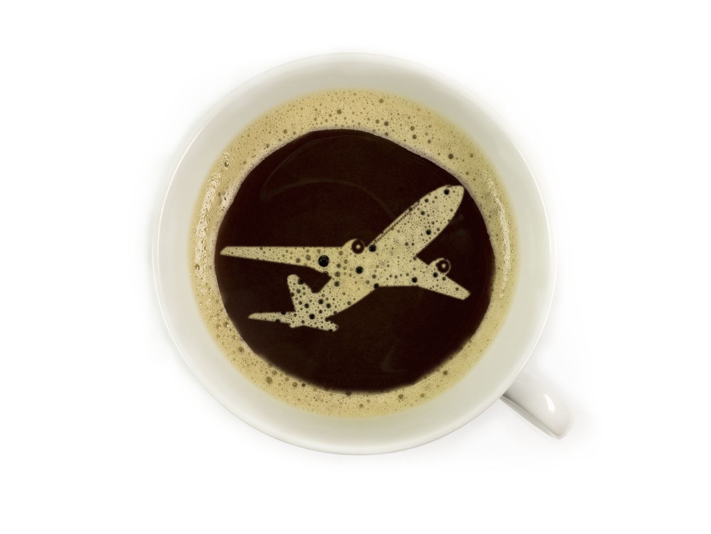 Кофе, самолет.
