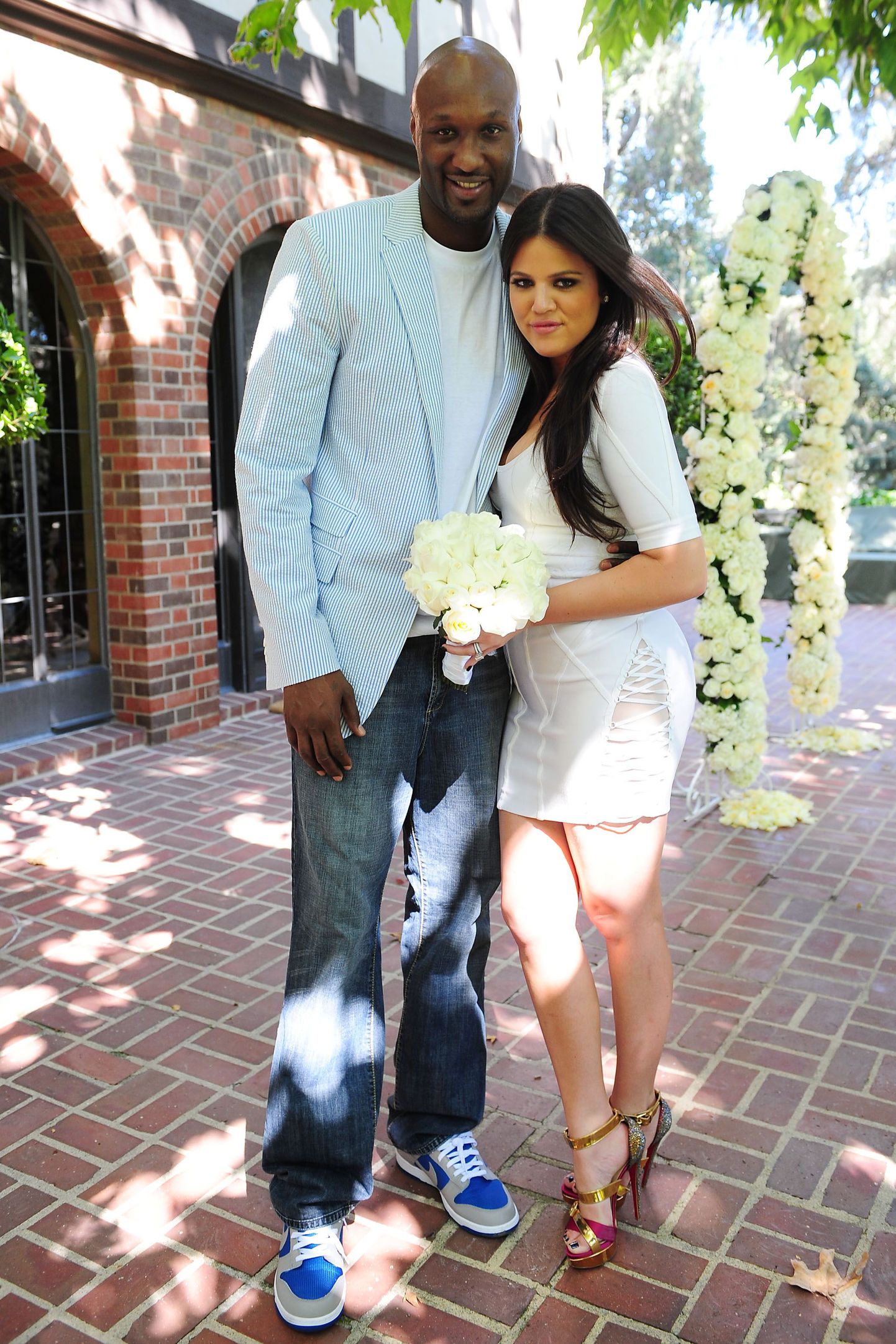 Lamar Odom ja Khloe Kardashian oma esimesel pulma-aastapäeval 2010. aastal