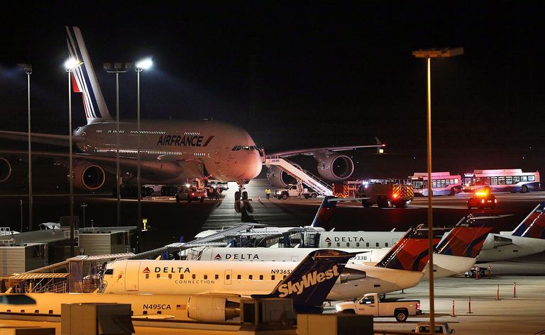 Air France'i lennuk Salt Lake Citys. Foto: Scanpix