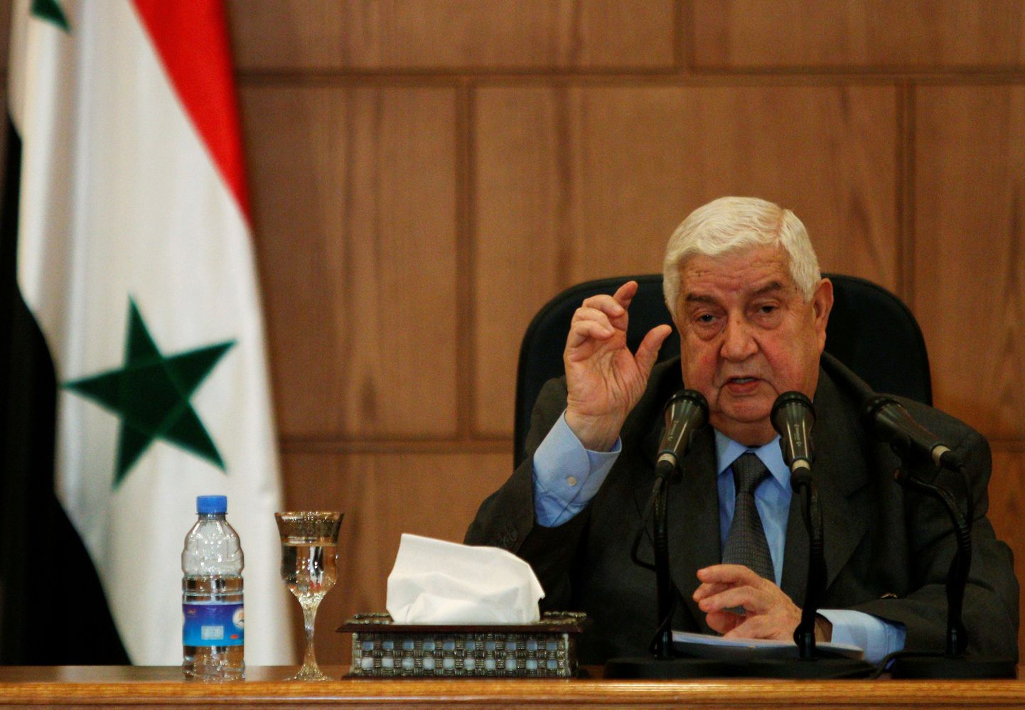 Süüria välisminister Walid Muallem.