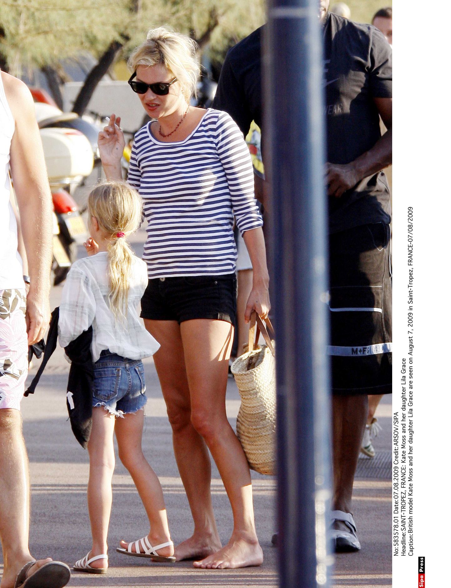 Kate Moss ja tema tütar Lila Grace Moss.